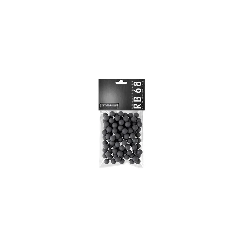 UMAREX PALLINI GOMMA T4E HDS .68" RB PRAC NERI 3.01g *Conf. da 100pz*