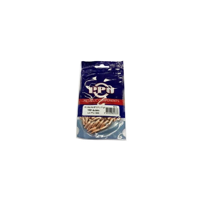 PPU PARTIZAN PALLE CAL. 22 FMJ BT .224 55grs *Conf. da 100pz*