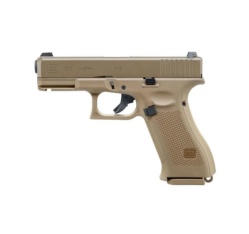 UMAREX PISTOLA SOFTAIR A GAS GLOCK 19X BLOWBACK