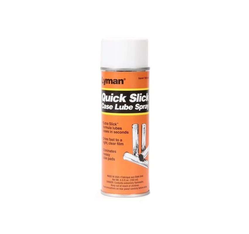 LYMAN GRASSO SPRAY LUBRIFICANTE BOSSOLI QUICK SLICK 5oz