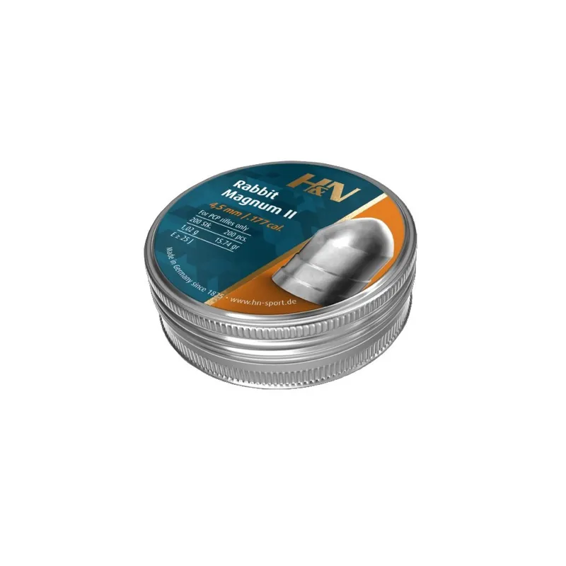 H&N PIOMBINO DIABOLO RABBIT MAGNUM II 4.5mm 1.02g *Conf. da 200pz*