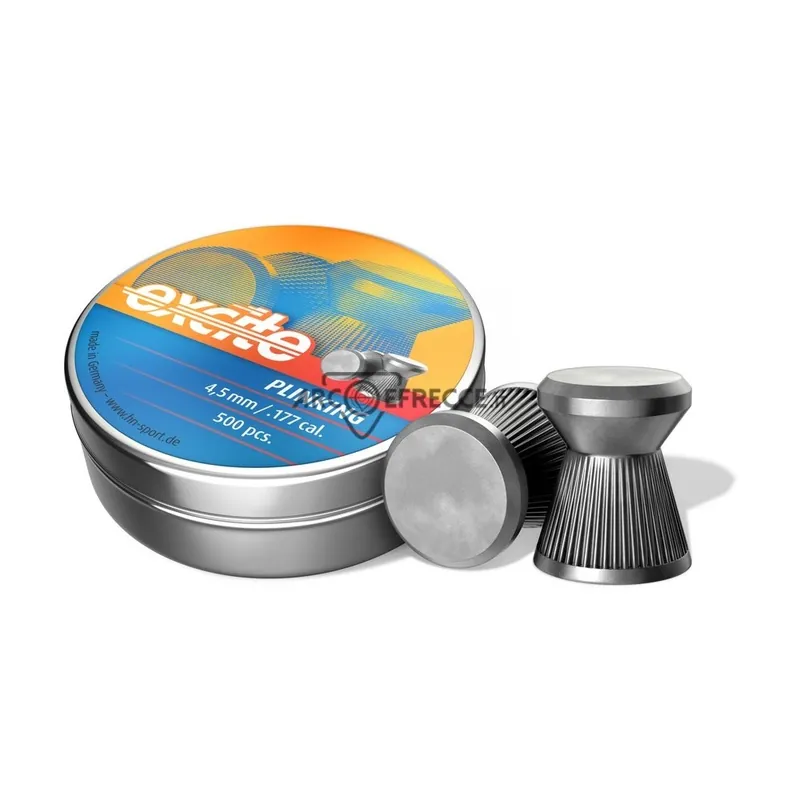 H&N PIOMBINO DIABOLO EXCITE PLINKING TESTA PIATTA 4,5mm *Conf. 500pz*