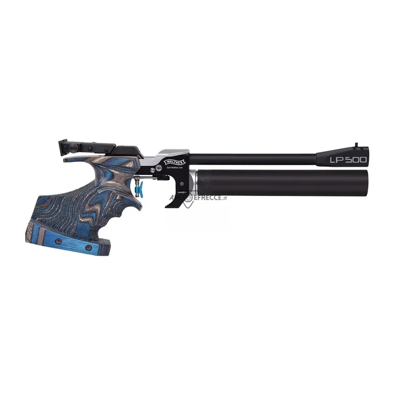 WALTHER PISTOLA PAC LP 500 BLU MEDIUM GRIP -7,5J CAL 4,5 C.N. 835