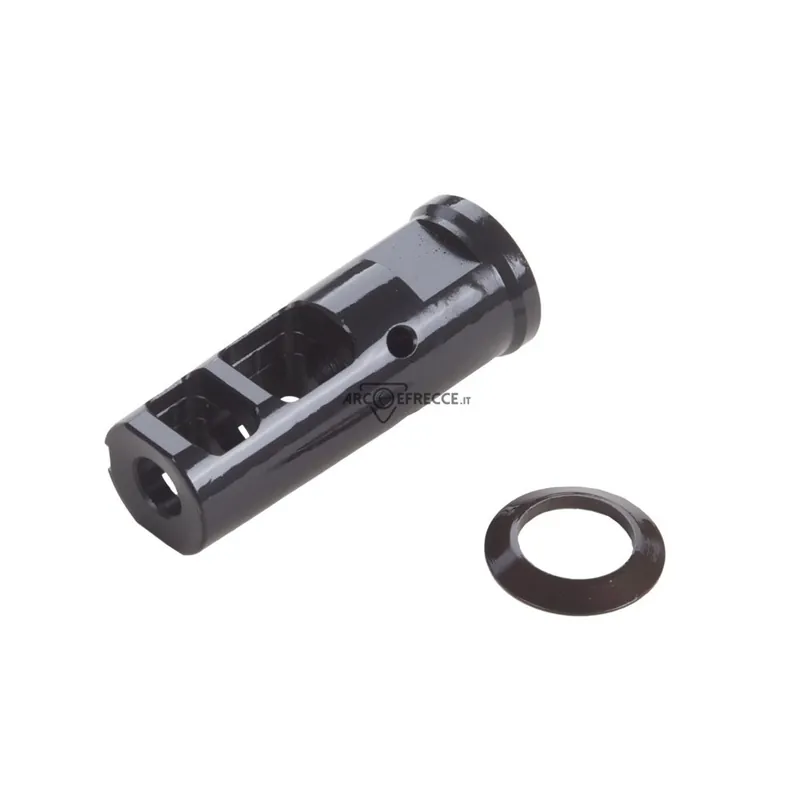 39TACTICAL COMPENSATORE AR10/RUGER PR 5/8-24 + SPESSORE Ø25