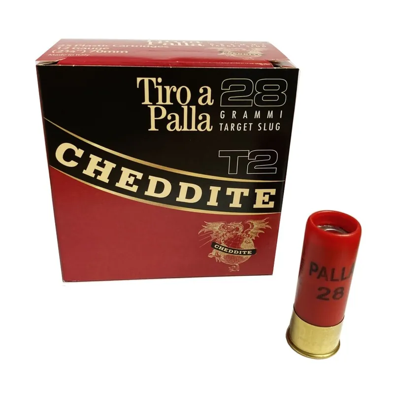 CHEDDITE CARTUCCE TIRO PALLA T3 SLUG DEPO CAL. 12 28g *Conf. da 25pz*