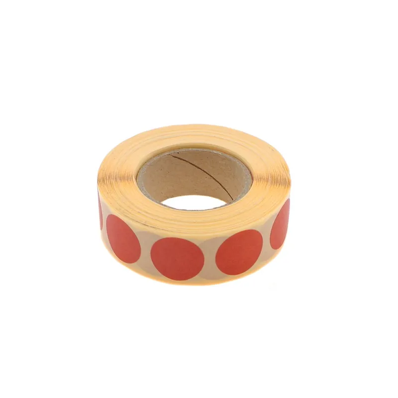 EEMANN TECH BOLLINI ADESIVI ROSSI 20mm *Rotolo da 1000pz*