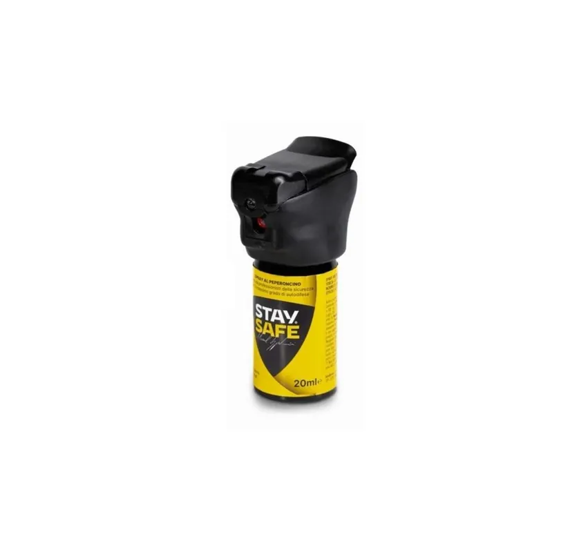STAY SAFE SPRAY AL PEPERONCINO AUTODIFESA ANTIAGGRESSIONE