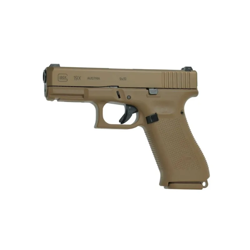 GLOCK PISTOLA MOD 19X CAL 9x19 9 LUGER FDE +2C