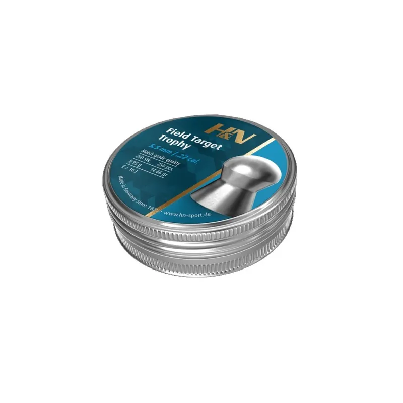 H&N PIOMBINO DIABOLO FIELD TARGET TROPHY 5,53mm 0,95gr *Conf. 250pz*