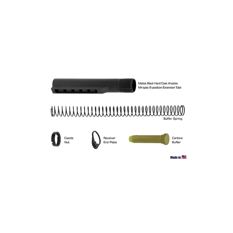 UTG TUBO AR15 MIL SPEC 6 POSIZIONI CON ACCESSORI