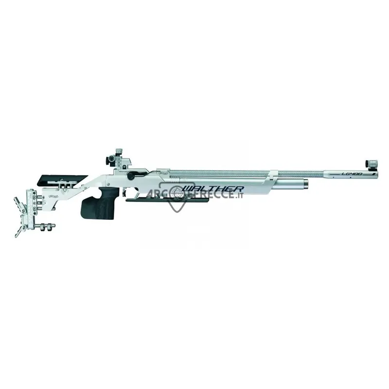 WALTHER CARABINA CAC LG-400 EXPERT SILVER RH -7,5J CAL 4,5 C.N. 359