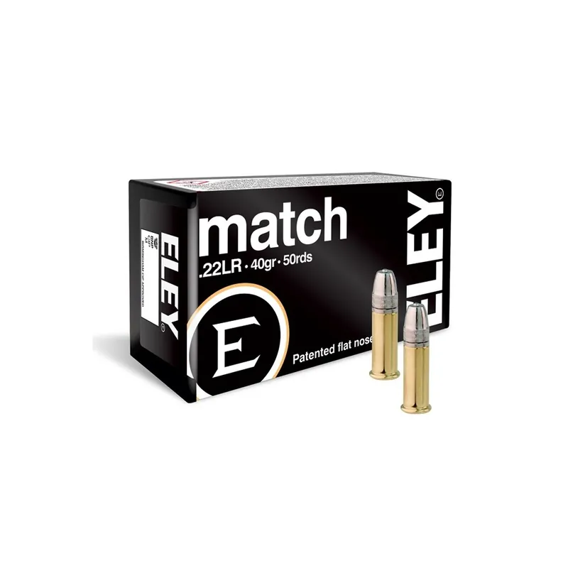 ELEY CARTUCCE CAL. 22 LR MATCH *Conf. da 50pz*