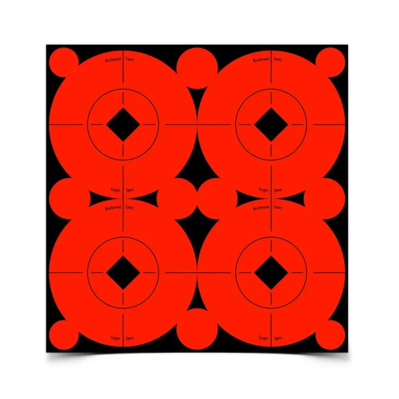 BIRCHWOOD BERSAGLIO TARGET 40 SPOT 3" *Conf. 10pz* + 100 BOLLINI COPRIFORO