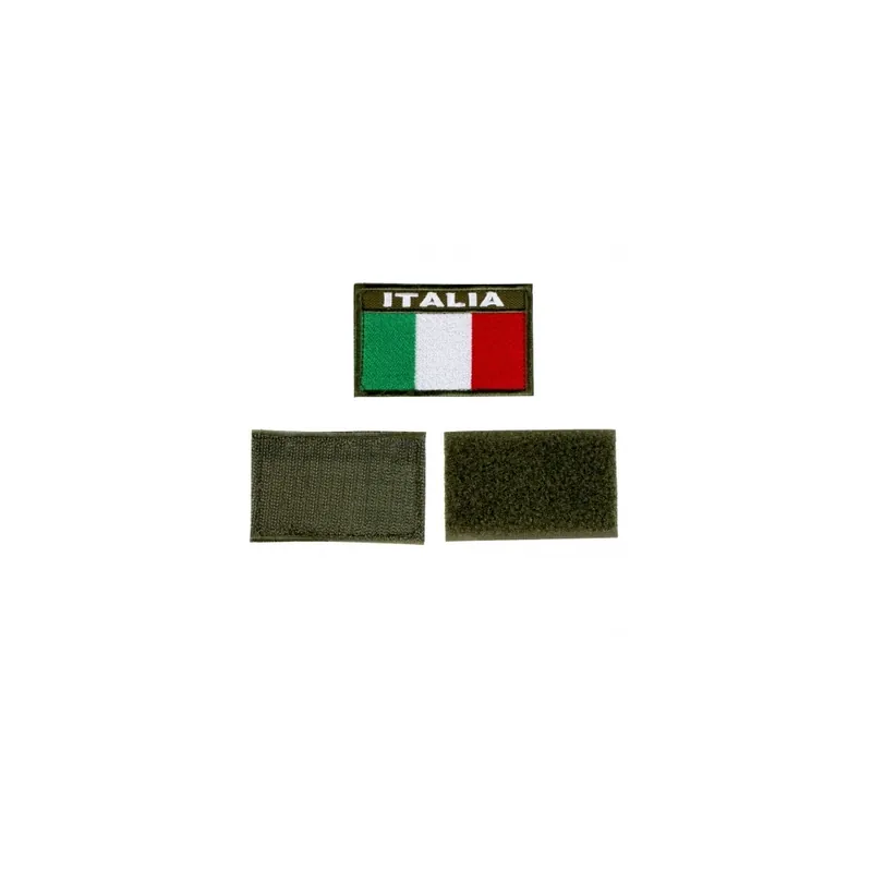 SBB PATCH BANDIERA ITALIA RICAMATA ALTA VISIBILITA‘