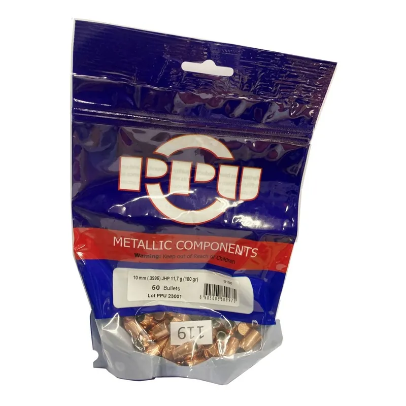 PPU PARTIZAN PALLE CAL. 10mm JHP 180grs *Conf. da 50pz*