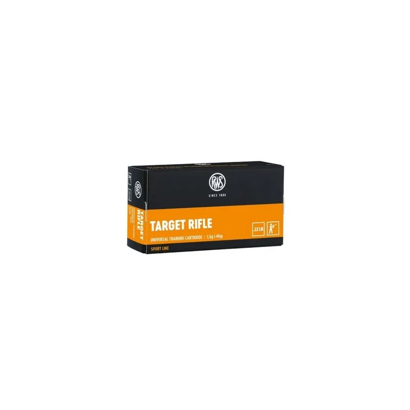 RWS CARTUCCE CAL .22LR TARGET RIFLE 40grs *Conf. da 50pz*