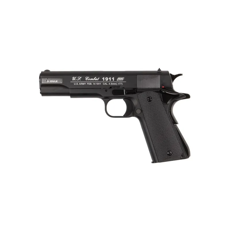 ASG PISTOLA US COMBAT 1911 CO2 -7,5J CAL 4,5 C.N.00317bnp
