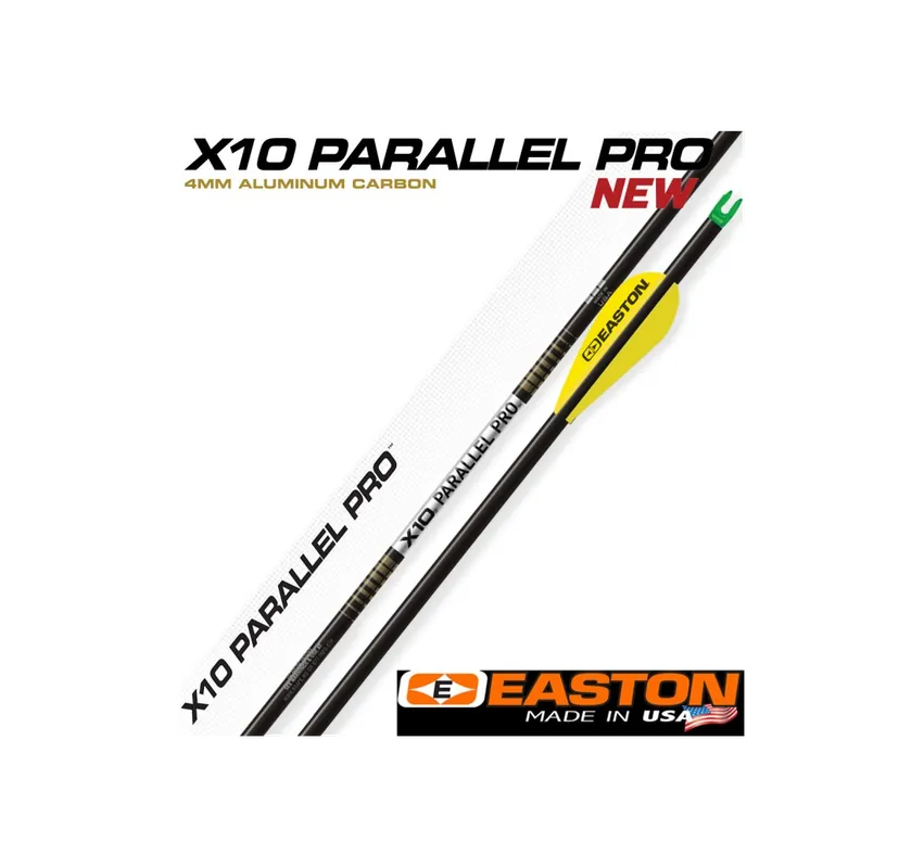 EASTON SET 12 ASTE X-10 PARALLEL PRO 4 mm.