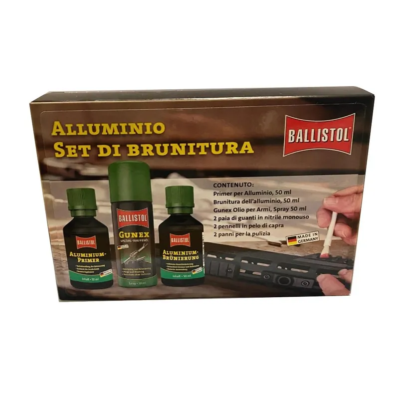KLEVER BALLISTOL KIT BRUNITORE ALLUMINIO
