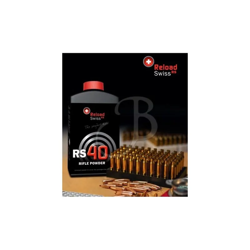 RELOAD SWISS - RS POLVERE RS40 *Conf. da 1 Kg*