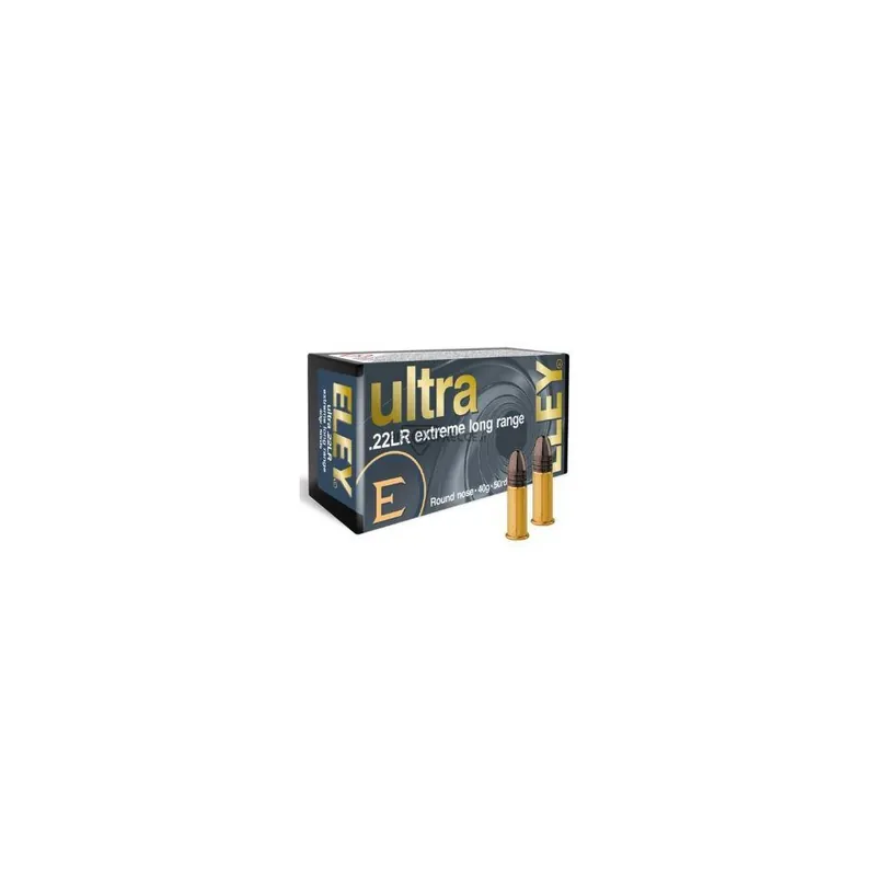 ELEY CARTUCCE CAL 22 LR ULTRA ELR 40grs *Conf. da 50pz*