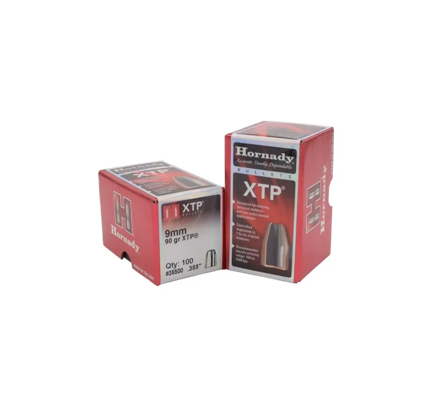 HORNADY PALLE 355" 90GR. HP/XTP *Conf. 100 pz*