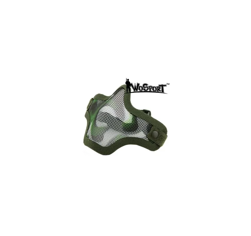 WOSPORT MASCHERA AIRSOFT RETE PROTEZIONE BOCCA OLIVE (WO-MA20OD)