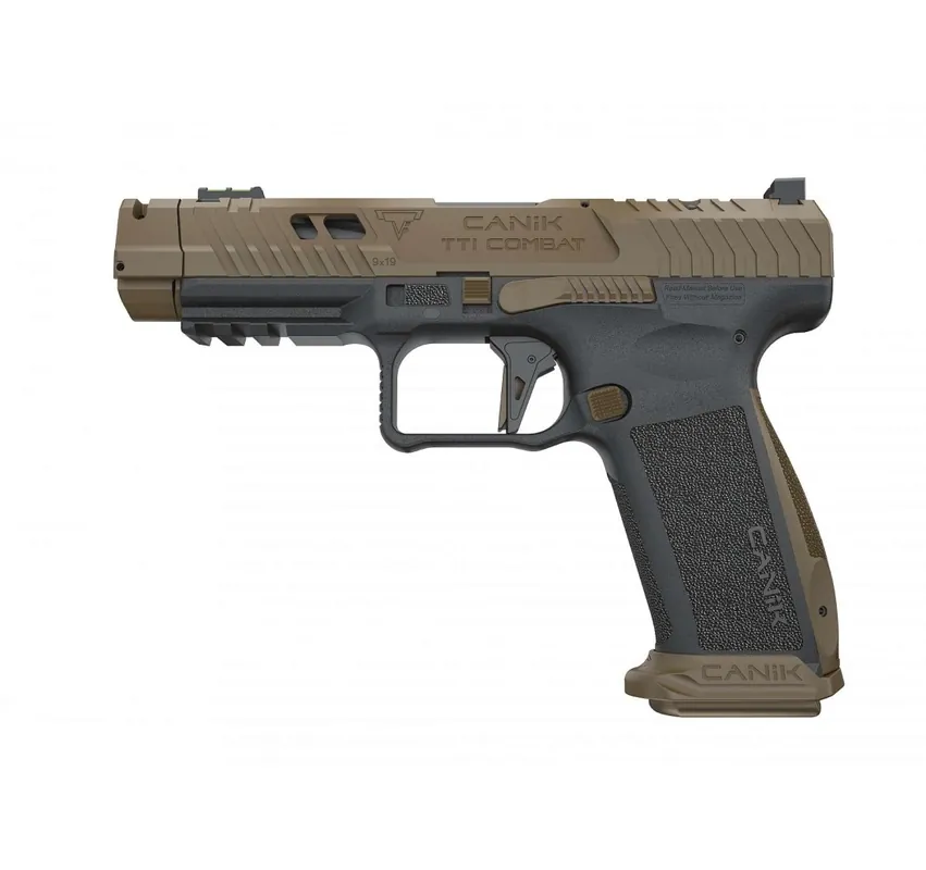 CANIK PISTOLA TTI COMBAT 4.6" CAL 9x19 9 LUGER BRONZE 18C