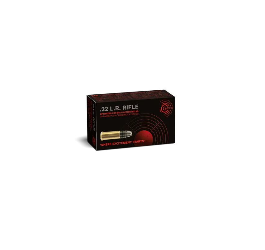 GECO CARTUCCE CAL. 22LR RIFLE 40grs *Conf. da 50pz*