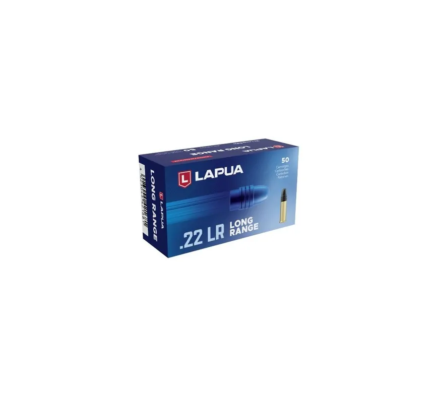 LAPUA CARTUCCE CAL. .22 LR 40grs LONG RANGE *Conf. da 50pz*