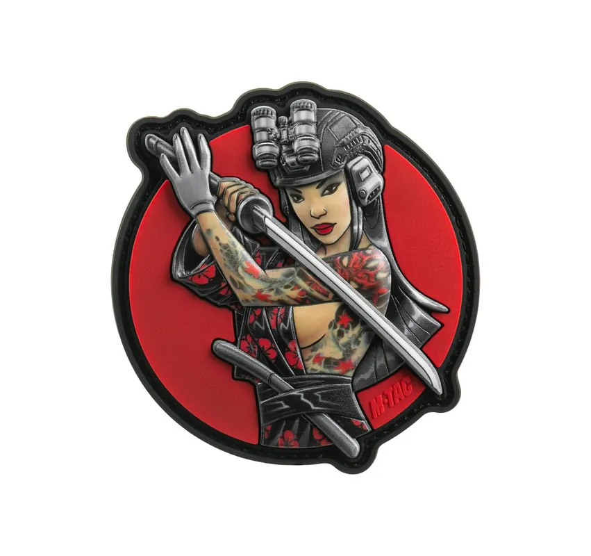 M-TAC PATCH PVC TACTICAL GIRL KATANA