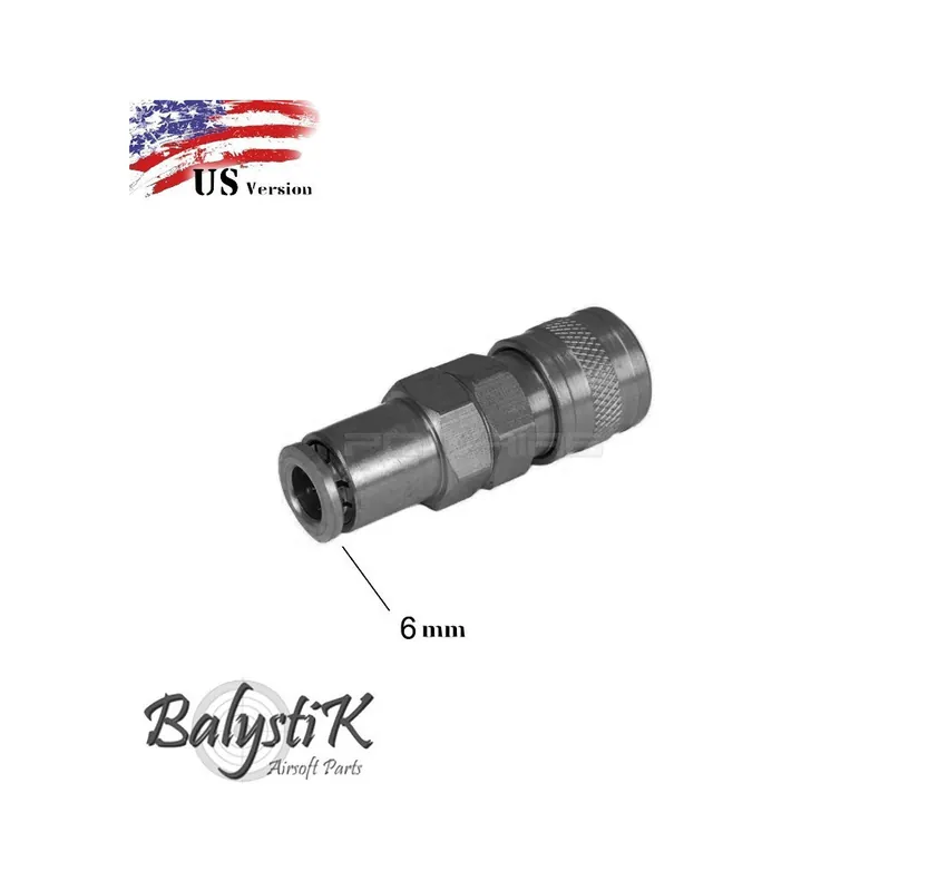 BALYSTIK ADATTATORE FEMMINA 6MM ATTACCO US
