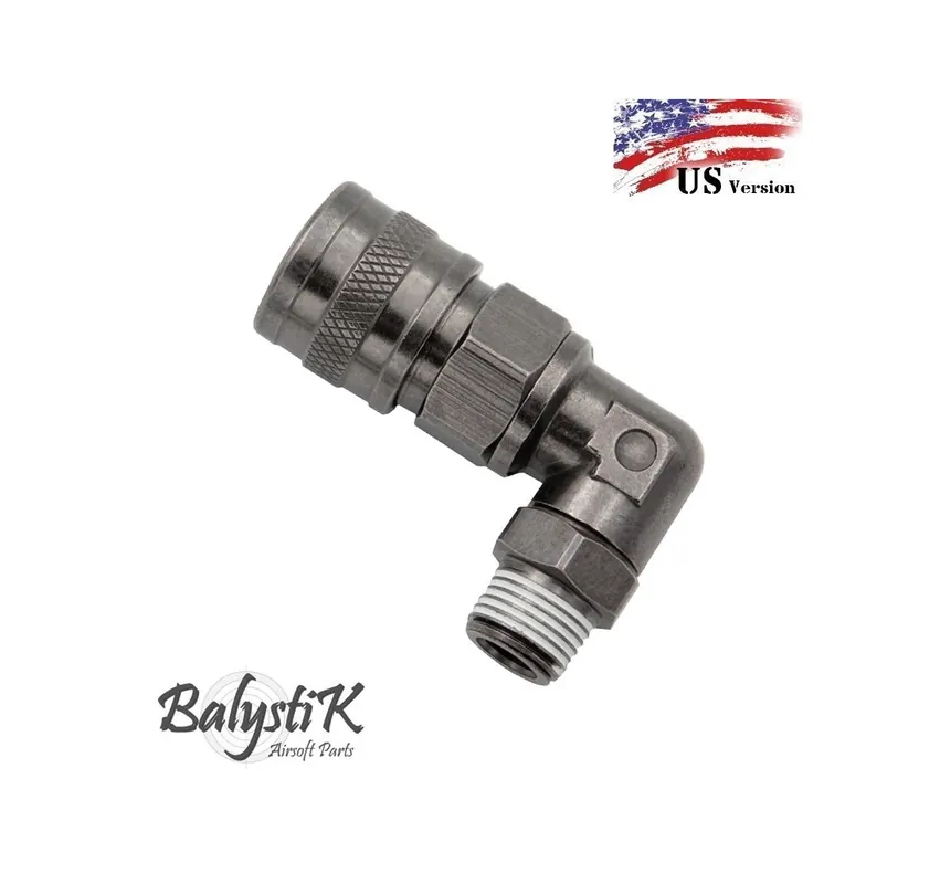 BALYSTIK ADATTATORE MASCHIO PER BOMBOLA HPA 90 GRADI