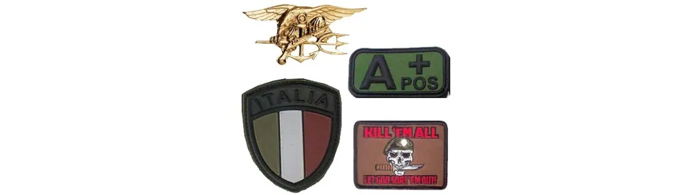 Patch distintivi spille