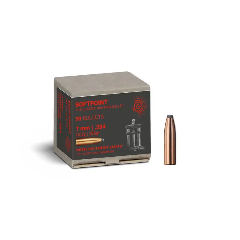 PALLE DA RICARICA - GECO - SOFTPOINT 7mm .284 10,7g 165gr (50pz)