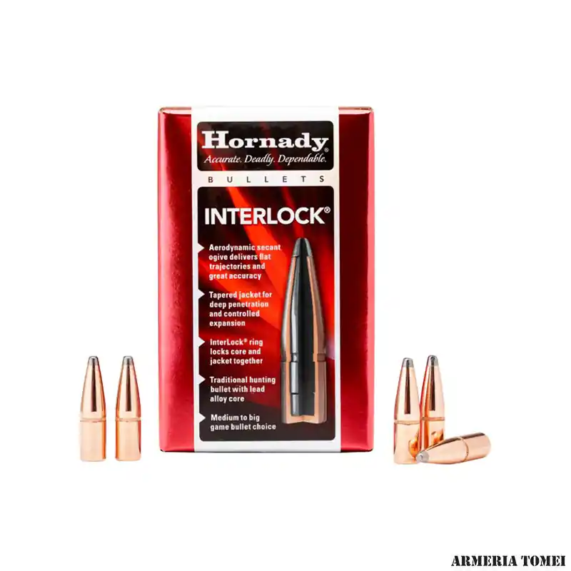 HORNADY -30 CAL (.308 ") 150GR SP INTERLOCK (100 PZ)