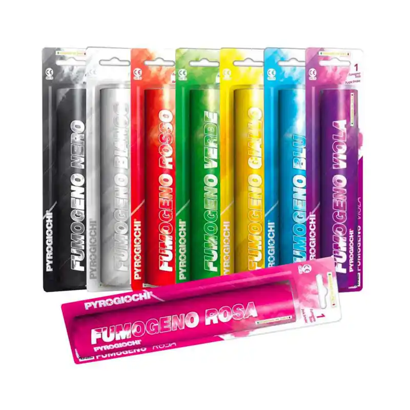 PYROGIOCHI - FUMOGENI VARIE COLORAZIONI