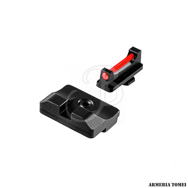 TRUGLO - FIBER-OPTIC PRO GLOCK 20, 21, 25, 29, 30, 31, 32, 37, 40, 41 SET MIRE FIBRA OTTICA ROSSA GLOCK-HIGH