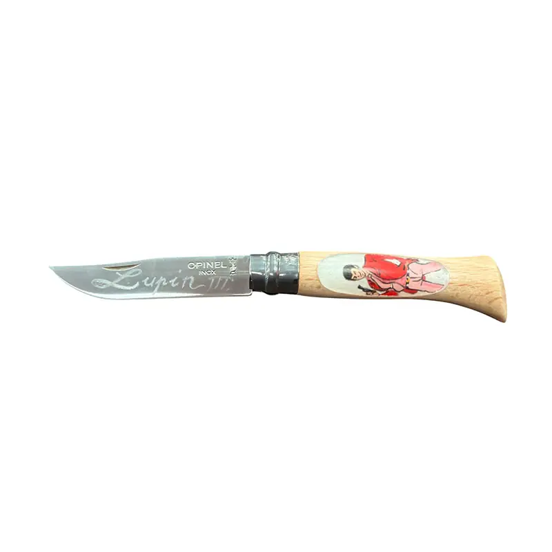 COLTELLO - OPINEL - N.6 INOX REALIZZATO A MANO LUPIN III