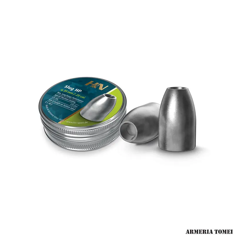 PALLINI ARIA COMPRESSA - H&N SLUG HP II 6,35MM / .25 CAL 36g>40j (120pz)