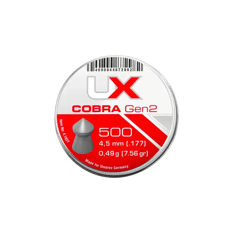 PALLINI ARIA COMPRESSA - UMAREX - COBRA Gen 2 4,5mm .177 0,49g 7.56gr 500pz