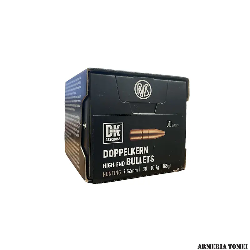 RWS - PALLE - DOPPELKERN HUNTING 7,62mm .30 • 10,7g 165gr (50pz)