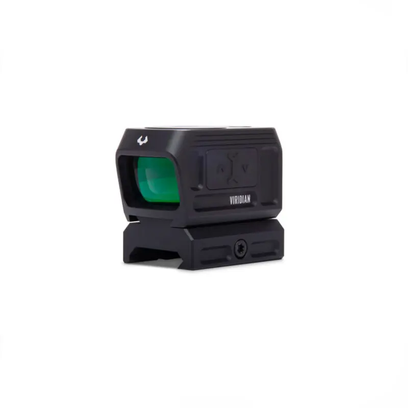 RED DOT - VIRIDIAN OPTICS - RFX45 CLOSED EMITTER GREEN DOT REFLEX SIGHT ACRO Compatible, INSTANT-ON, includes Low Mount 5 MOA