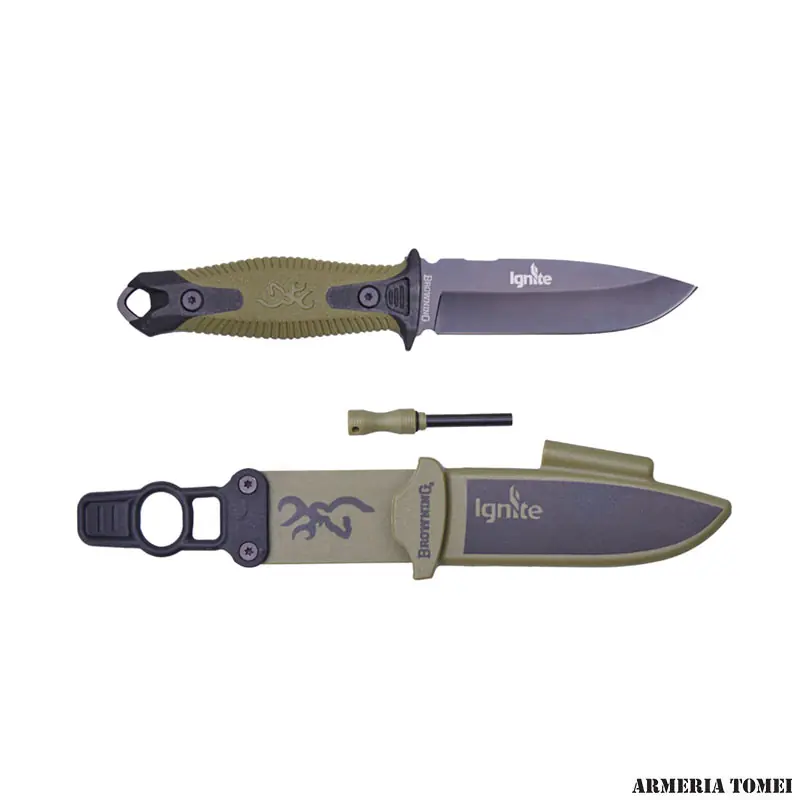 COLTELLO - BROWNING - IGNITE FIXED BLACK/GREEN 10CM