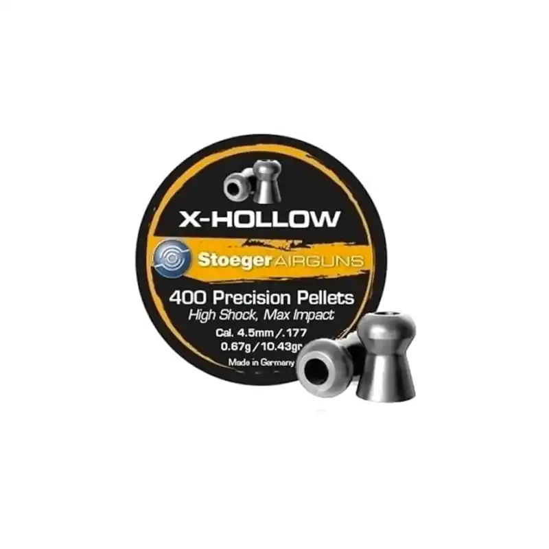 PALLINI ARIA COMPRESSA - STOEGER - X-HOLLOW Cal. 4.5mm .177 0.67g 10.43gr 400PZ