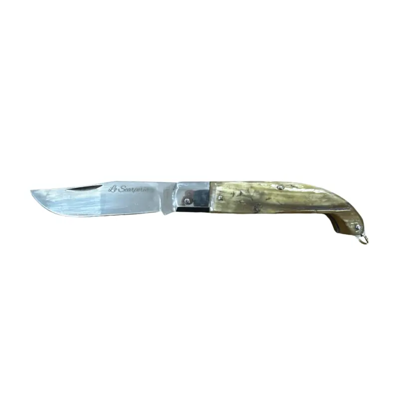 COLTELLO - LO SCARPERIA CORNO GREZZO T.INOX 20cm