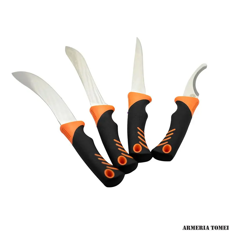 ALCES - HUNTING EQUIPMENT - SET 4 COLTELLI MACELLAZIONE