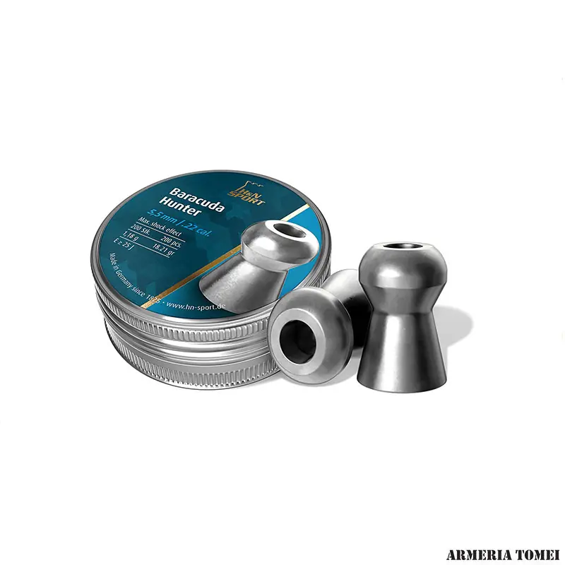 H&N - BARACUDA HUNTER 5,5MM/.22 CAL 18.21GR CONF. 200 PZ.
