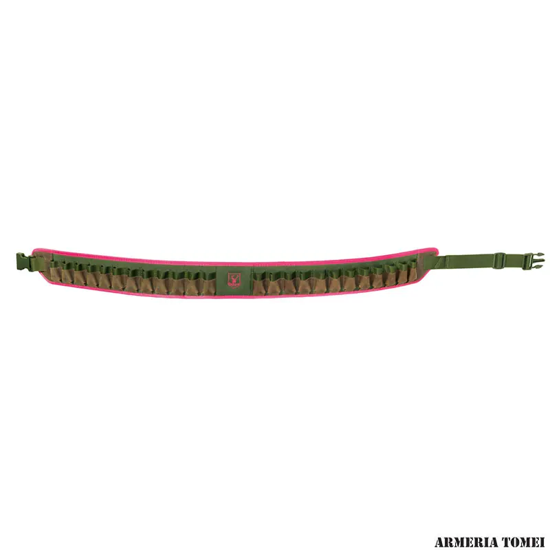 RISERVA - CARTUCCERA CORDURA/PELLE 24 CELLE CAL. 20