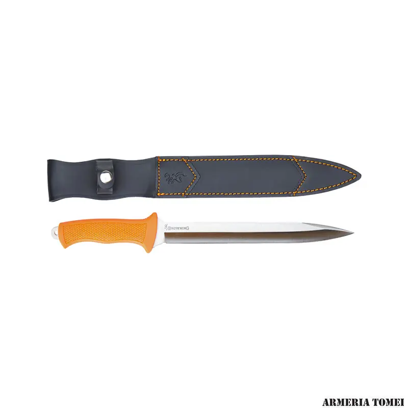 COLTELLO - BROWNING - DAGGER OMEGA FLUO ORANGE POLYMER 24cm